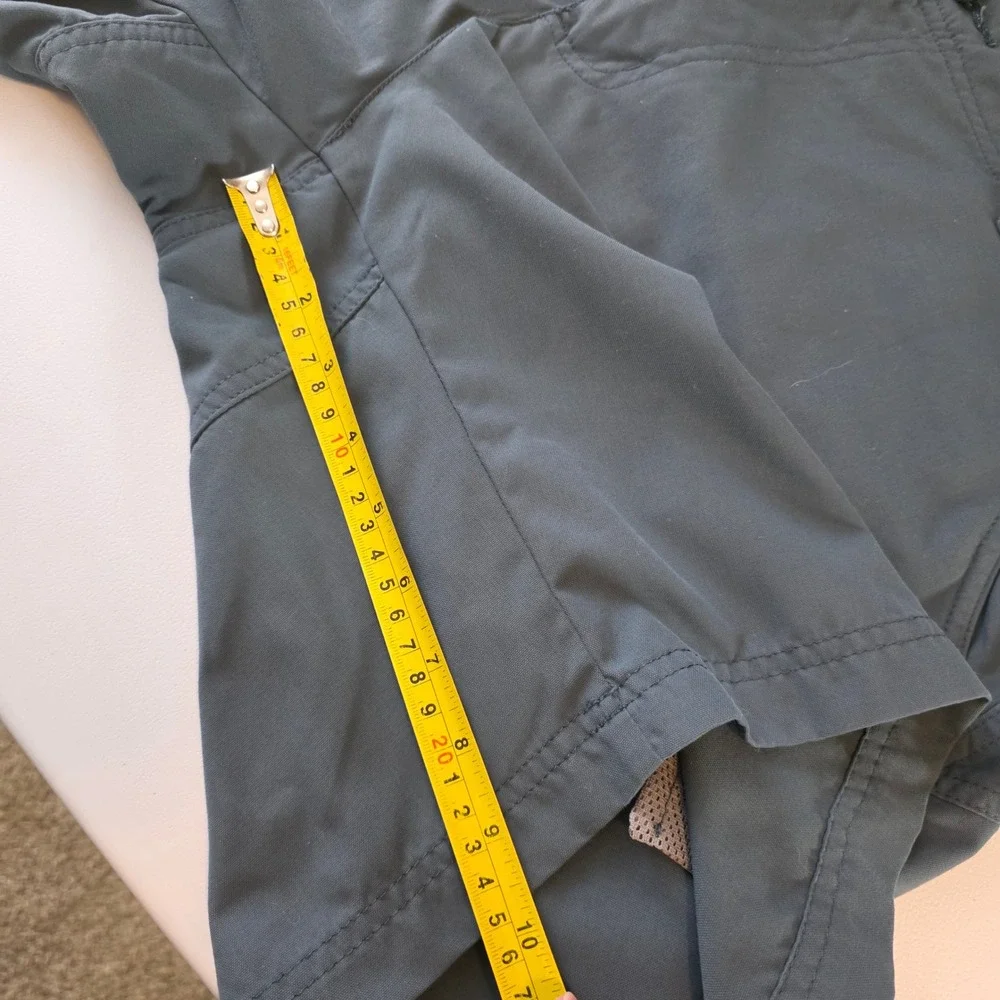 LL Bean Mens Cargo‎ Hiking Shorts Blue Nylon Quick Dry Utility Size L Regular